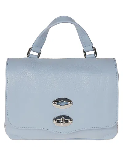 Zanellato Baby Postina Daily Shoulder Bag In Light Blue