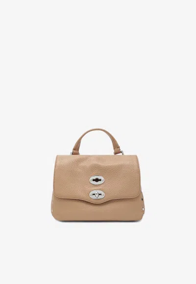 Zanellato Baby Postina Hammered Leather Handbag In Pattern
