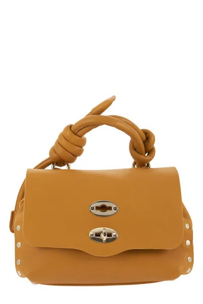 Zanellato Baby Postina Heritage Knot Detailed Tote Bag In Orange