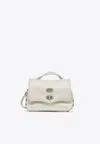 Zanellato Baby Postina Leather Crossbody Bag In Sand