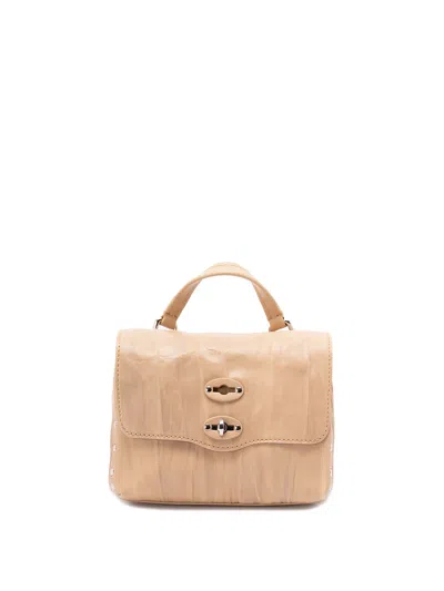 Zanellato Baby `postina Plissè` Bag In Sand