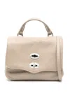 Zanellato Postina Daily Small Leather Handbag In Neutral