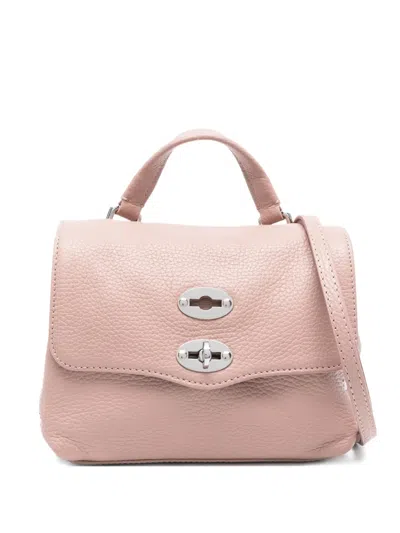Zanellato Baby Postina Studded Tote Bag In Pink