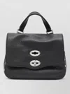 Zanellato Baby Postina Tote Bag Dual Buckle In Black