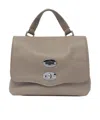 Zanellato Baby Postina Twist-lock Messenger Bag In Gray