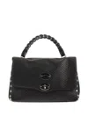 Zanellato Baby Postina® Venissa Studded Leather Tote Bag In Black