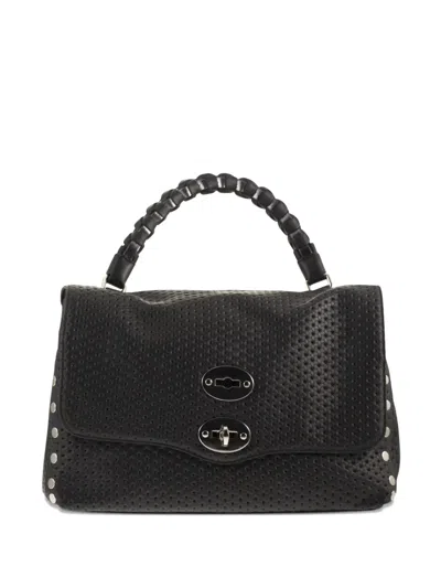 Zanellato Baby Postina® Venissa Studded Leather Tote Bag In Black