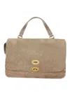 Zanellato Postina M Jones Line In Soft Grain Nubuck Leather In Gris