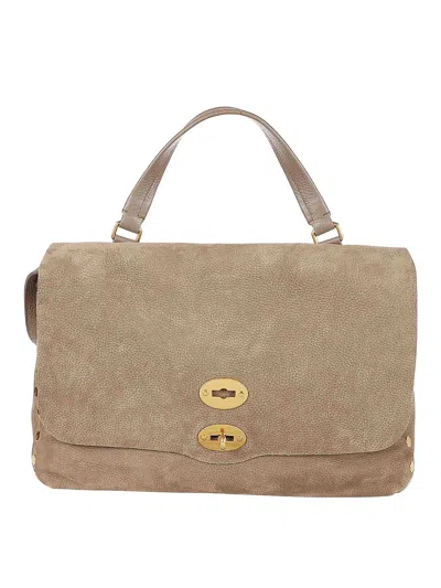 Zanellato Postina M Jones Line In Soft Grain Nubuck Leather In Gris