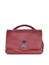 Zanellato Bag Made Of Hammered Leather In Red