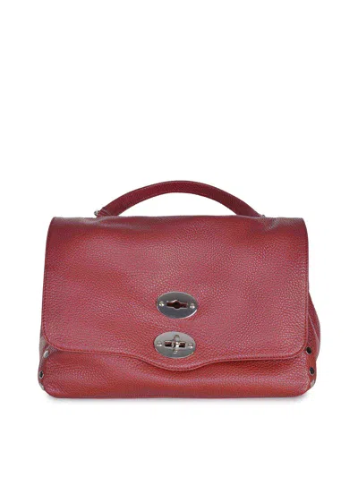 Zanellato Bag Made Of Hammered Leather In Red