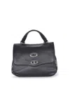 Zanellato Bag Made Of Hammered Leather In Black