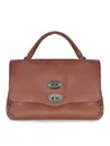 Zanellato Bag Made Of Hammered Leather In Brown