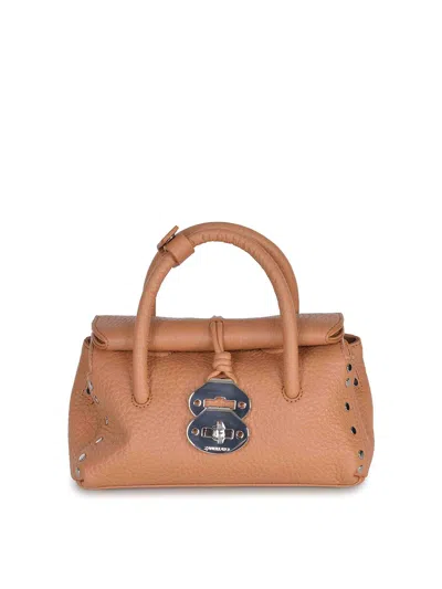 Zanellato Bag Made Of Hammered Leather In White