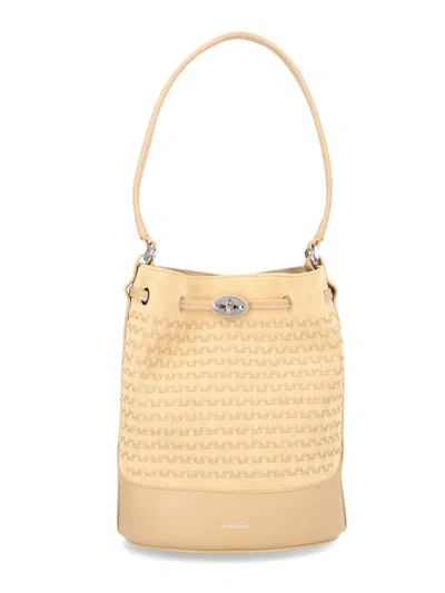 Zanellato Small Mondà Shoulder Bag Top Handle In Nude