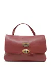 Zanellato 068010-0050000-z0940 Red Opera Postina Daily Giorno S Leather Handbag In Red