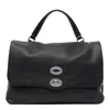 Zanellato Postina Studded Top Handle Bag In Black