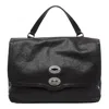 Zanellato Medium Postina Tabacco Handbag In Black