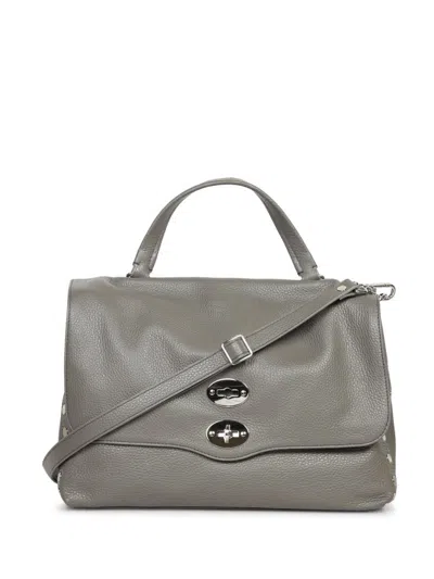Zanellato Calf-leather Satchel-bag In Gray