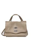 Zanellato Baby Postina Twist-lock Messenger Bag In Gray