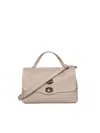 Zanellato Postina Small Tote Bag In Gray
