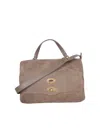 Zanellato Flip Shoulder Bag In Brown