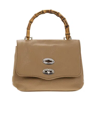 Zanellato Bamboo Handle Shoulder Bag In Brown