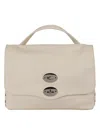 Zanellato Leather Bag Postina Daily Baby Shoulder Bag In Gray