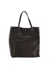 Zanellato Black Aspasso Medium Tote In Brown