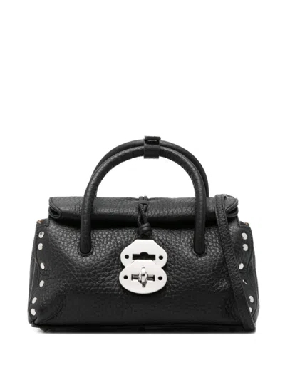 Zanellato Black Dotta Baby Satchel