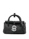 Zanellato Black Dotta Satchel In Black