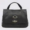 Zanellato Black Leather Postina Baby Top Handle Bag In Black