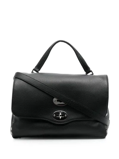 Zanellato Black Postina Daily Small Satchel In Pink