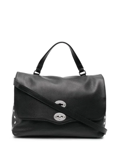 Zanellato Black Postina Satchel Bag
