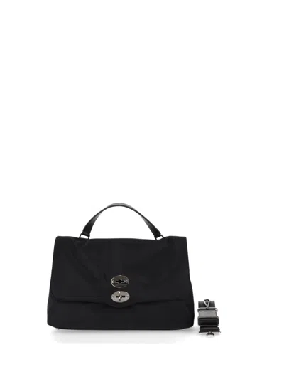 Zanellato Black Postine Large Satchel