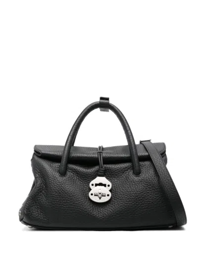 Zanellato Black Small Dotta Tote Bag