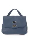 Zanellato Top Handle Shoulder Bag In Blue