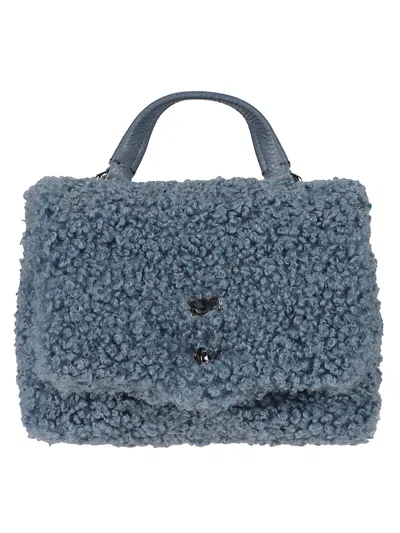 ZANELLATO BLUE POSTINA DOLLY BABY SATCHEL