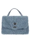 Zanellato Postina Leather Top-handle Tote Bag In Blue