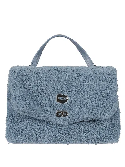 Zanellato Blue Postina Dolly Small Satchel Bag