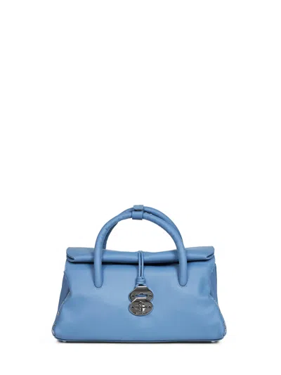 Zanellato Blue Zelante Ribolla Dotta Small Handbag