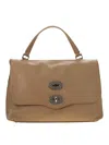 Zanellato Postina Small Tote Bag In Brown