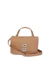 Zanellato Postina Mini Cappuccino Bag In Brown