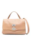 Zanellato Postina Daily Small Leather Handbag In Brown