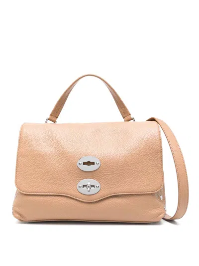Zanellato Postina Daily Small Leather Handbag In Brown