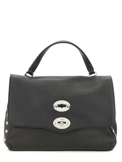 Zanellato Postina Leather Shoulder Bag In Purple