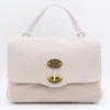 Zanellato Beige Leather Postina S Top Handle Bag In Neutral