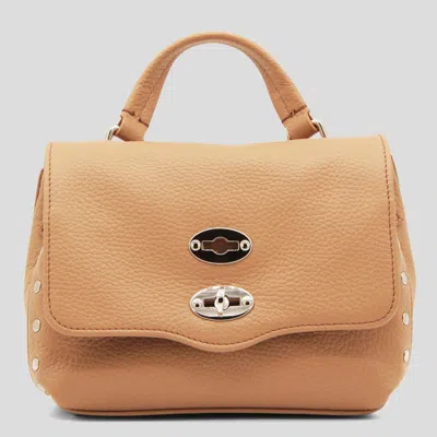 ZANELLATO ZANELLATO CAPPUCCINO LEATHER POSTINA BABY TOP HANDLE BAG