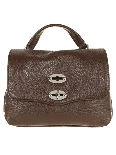 Zanellato Brown Calf Leather Shoulder Bag