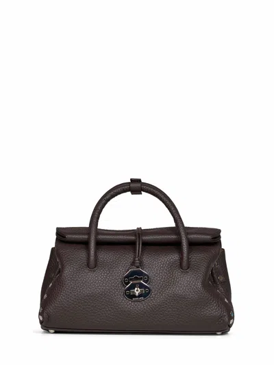 Zanellato Brown Del Monte Dotta Small Handbag